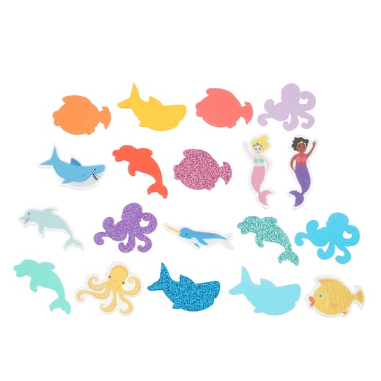 Sea & Mermaid Foam Stickers by Creatology™